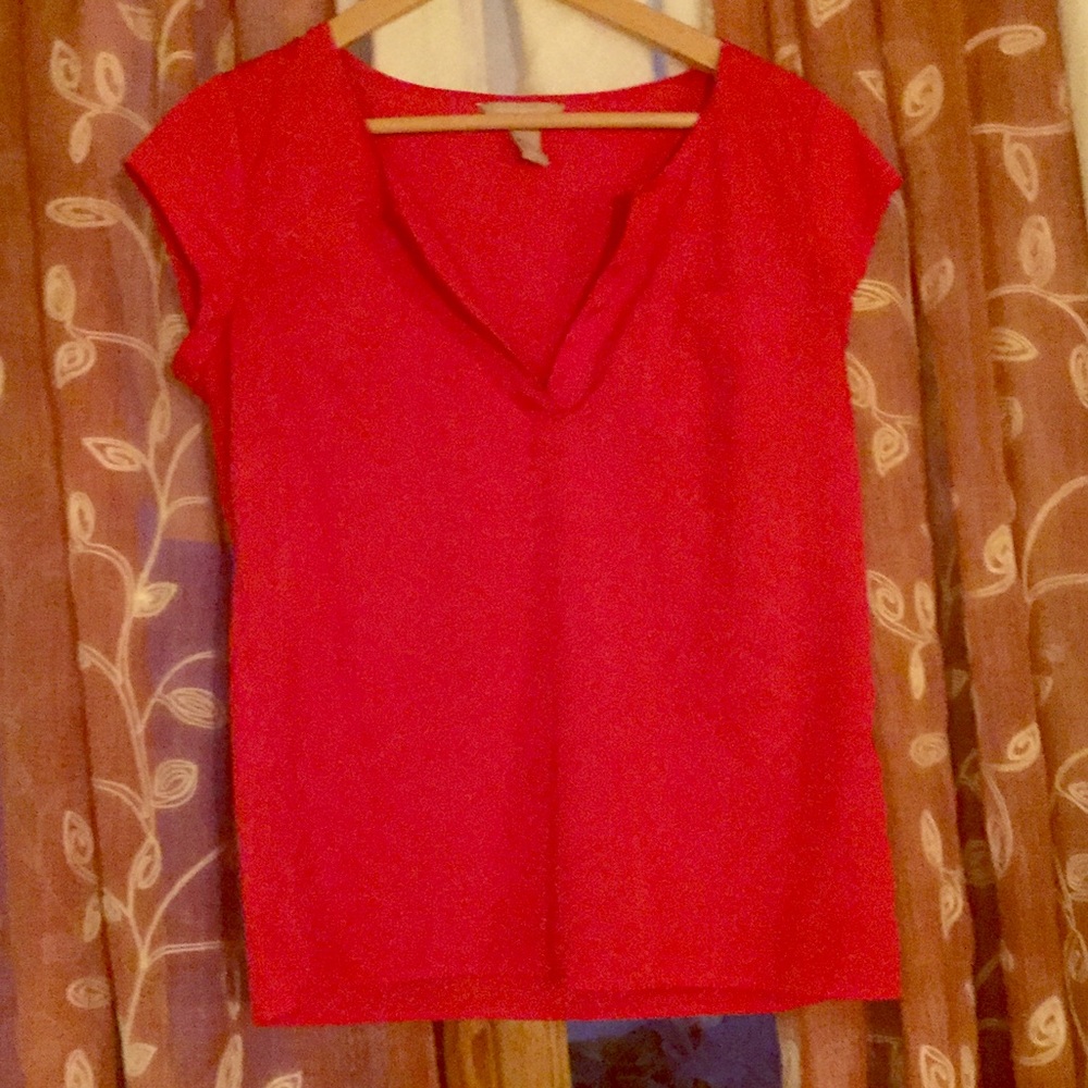 Banana Republic, silky blouse.